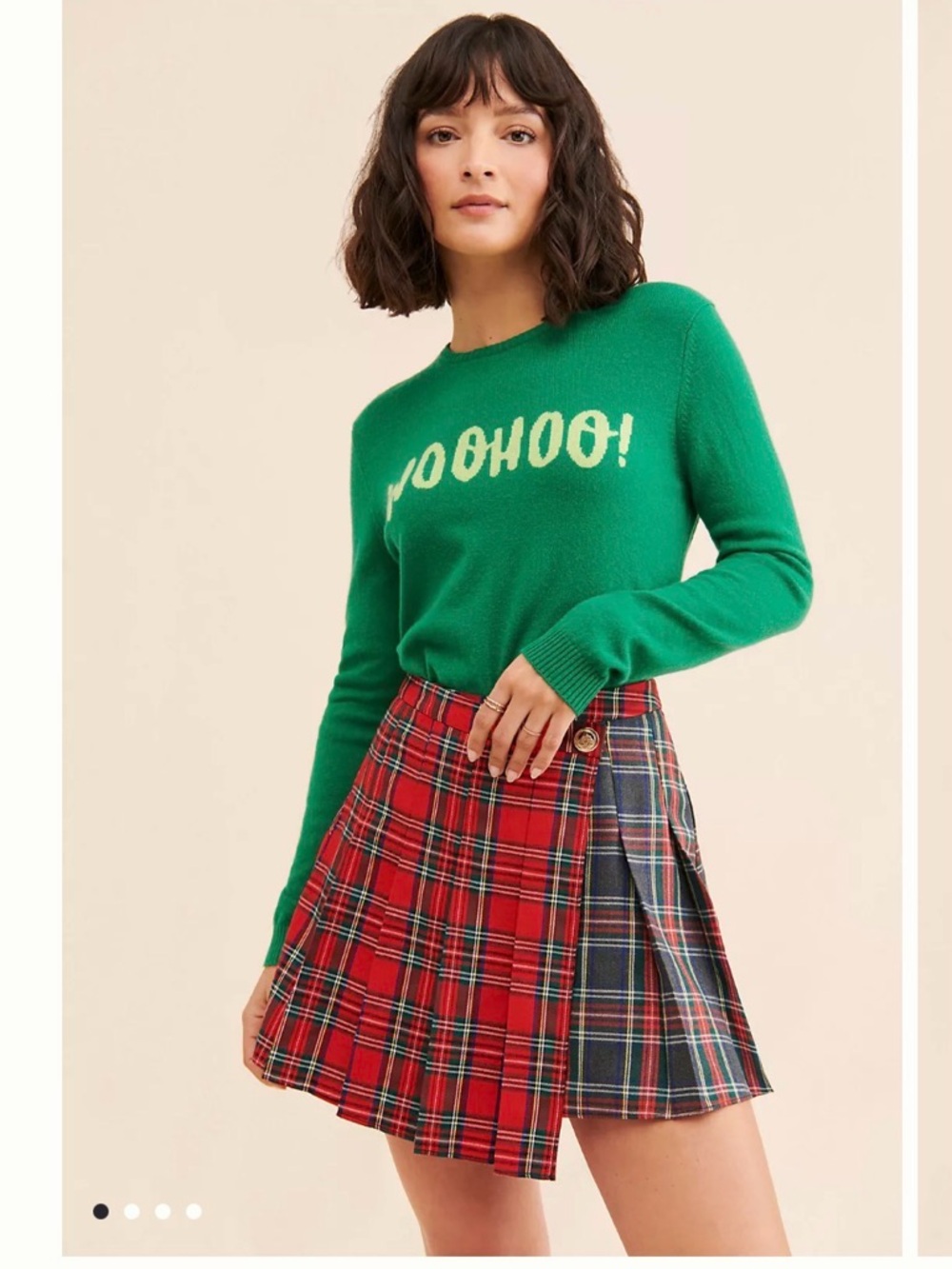 Mare Mare Asymmetrical Pleated Skirt